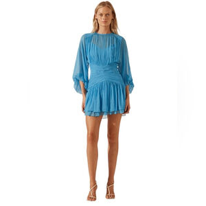 SHONA JOY NWT
Margot Mini Dress in Aqua Blue Sz 2